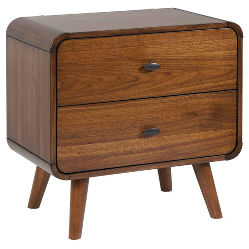 Robyn 2-drawer Nightstand Dark Walnut image