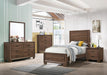 Brandon 4-piece Twin Panel Bedroom Set Medium Warm Brown image