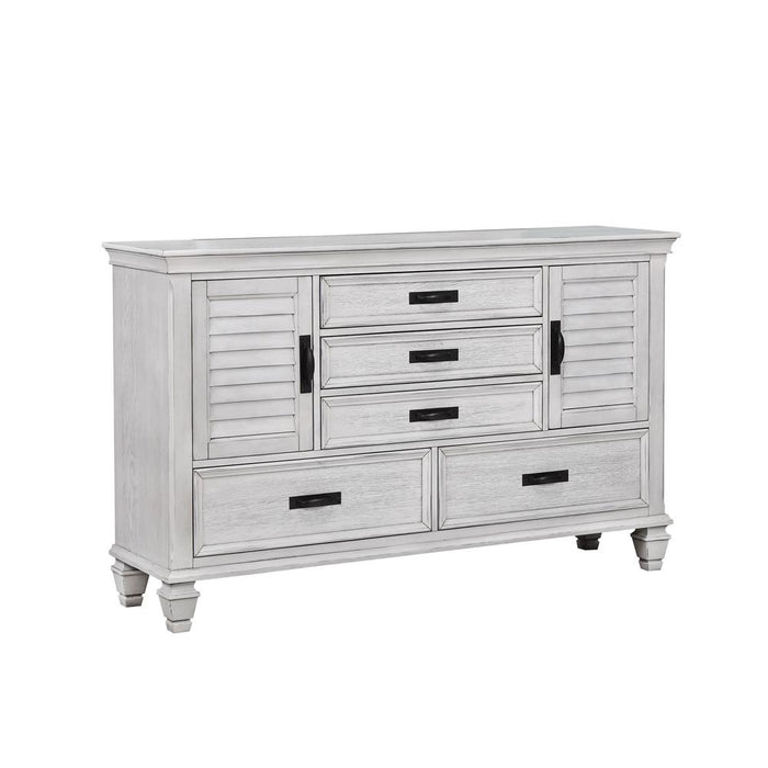 Franco 5-drawer Dresser Antique White image