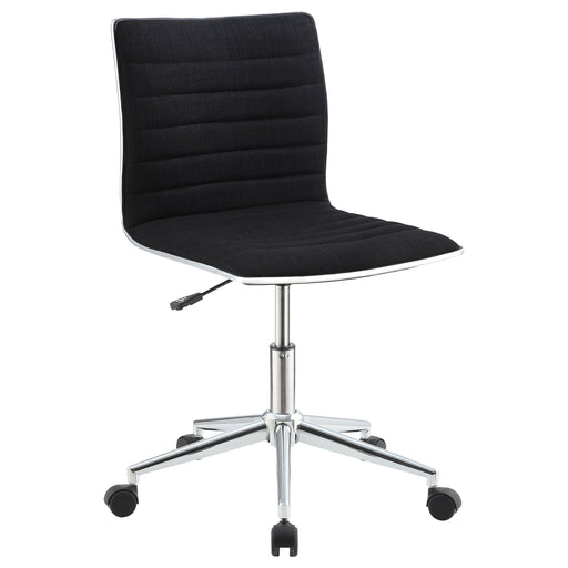 Chryses Adjustable Height Office Chair Black and Chrome image